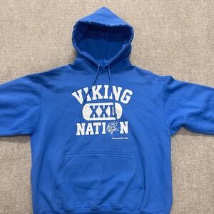 Vikings XXL Nation Mens L Blue Hoodie